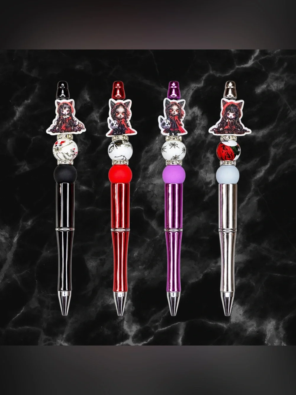 Gothic Beaded Ballpoint Pen’s 🖤Pick One🖤